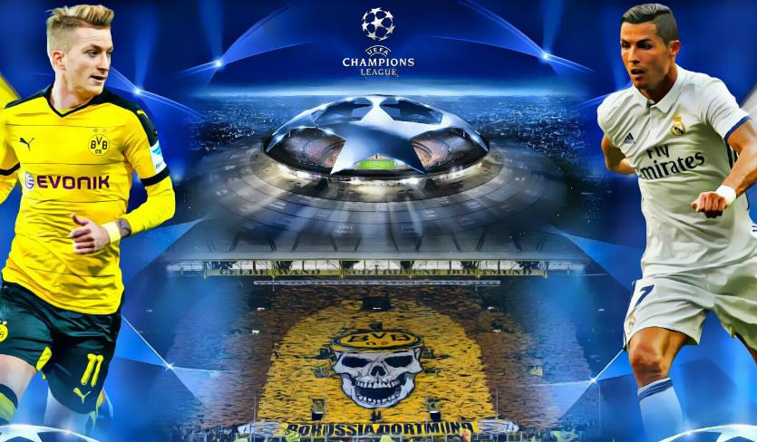 Live real madrid vs borussia. Реал Мадрид Боруссия Дортмунд. Champions League BVB real. Обои Реал Мадрид Боруссия. Лига чемпион Дортмунд Реал фото.