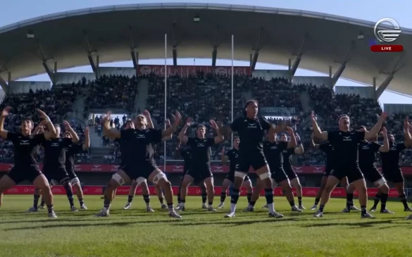 All Blacks XV-ის ჰაკა საქართველოს წინააღმდეგ